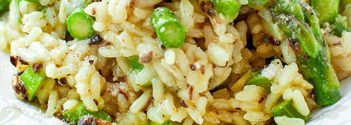 Risotto ze szparagami i truflami