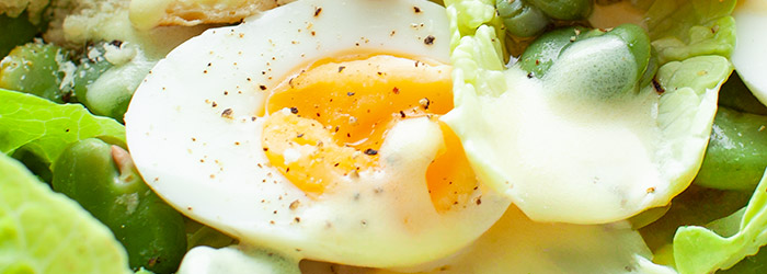 Sałatka Cezar z bobem