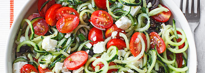 Sałatka grecka ze spiralizera