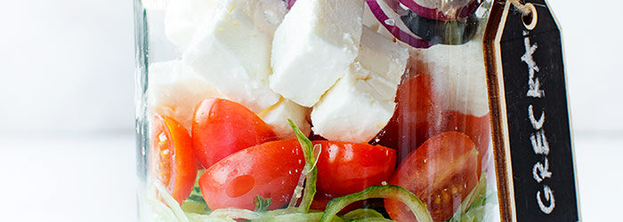 Sałatka grecka ze słoika