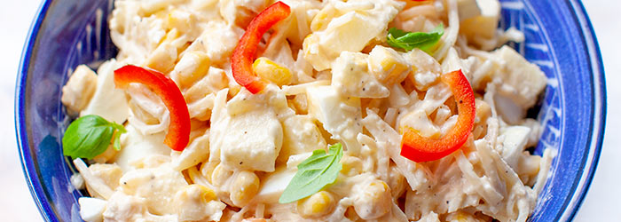 Sałatka jajeczna z chrzanem