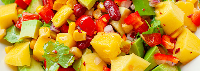 Sałatka meksykańska z mango i awokado