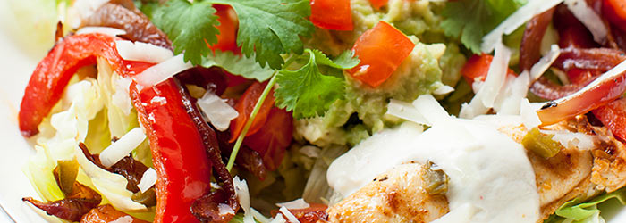 Sałatka z kurczakiem fajita