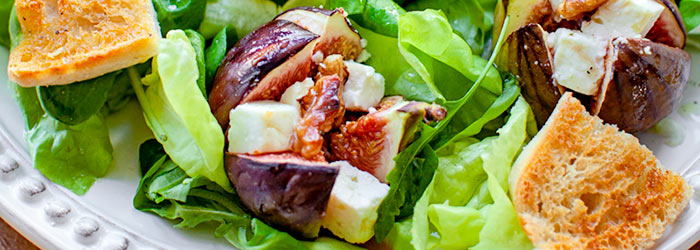 Sałatka z pieczonymi figami