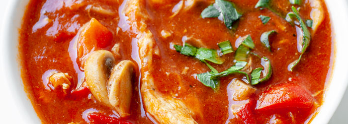 Strogonow drobiowy z papryką