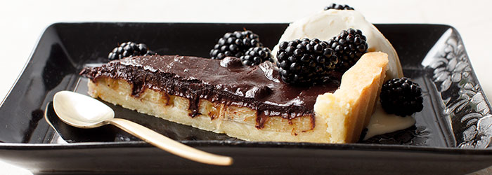 Tarta czekoladowa z bananami