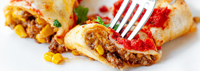 Tortille zapiekane po meksykańsku