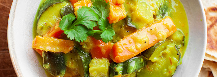 Warzywne curry z cukinią