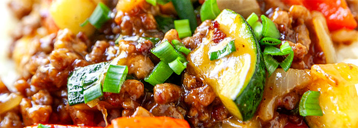 Wieprzowina stir-fry