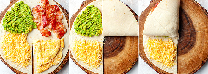 Wrap śniadaniowy z tortilli