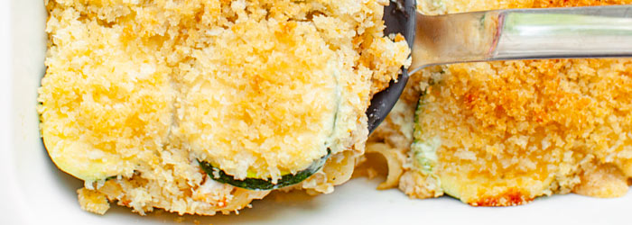 Zapiekanka makaronowa z mięsem mielonym i cukinią