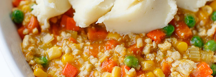 Zapiekanka z indykiem i warzywami