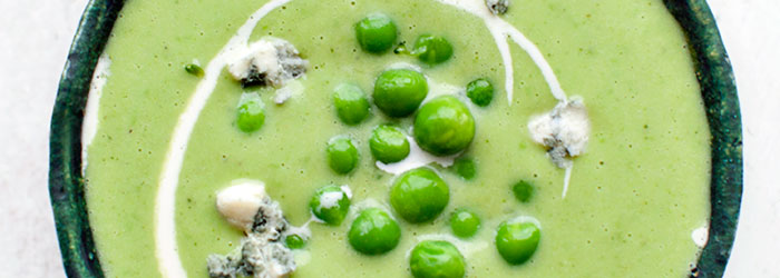 Zupa brokułowo-groszkowa