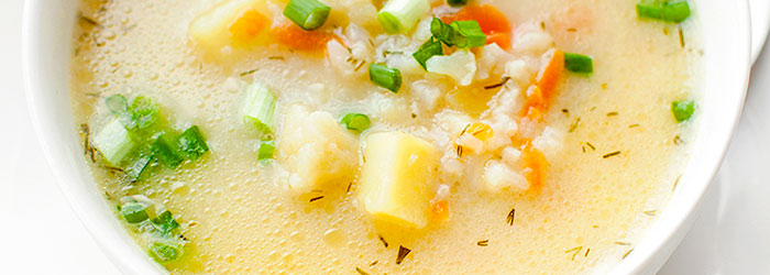 Zupa kalafiorowa z ryżem