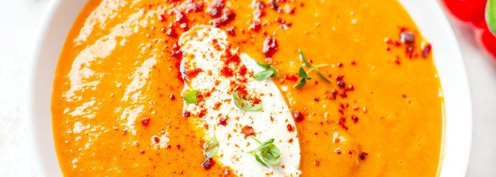 Zupa krem z pieczonej papryki