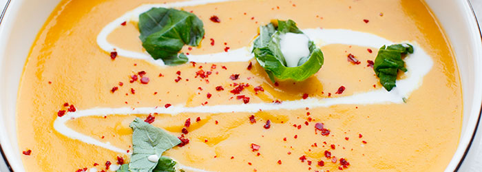 Zupa marchewkowa z serem camembert